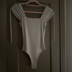 Urban Outfitters ribbed white bodysuit